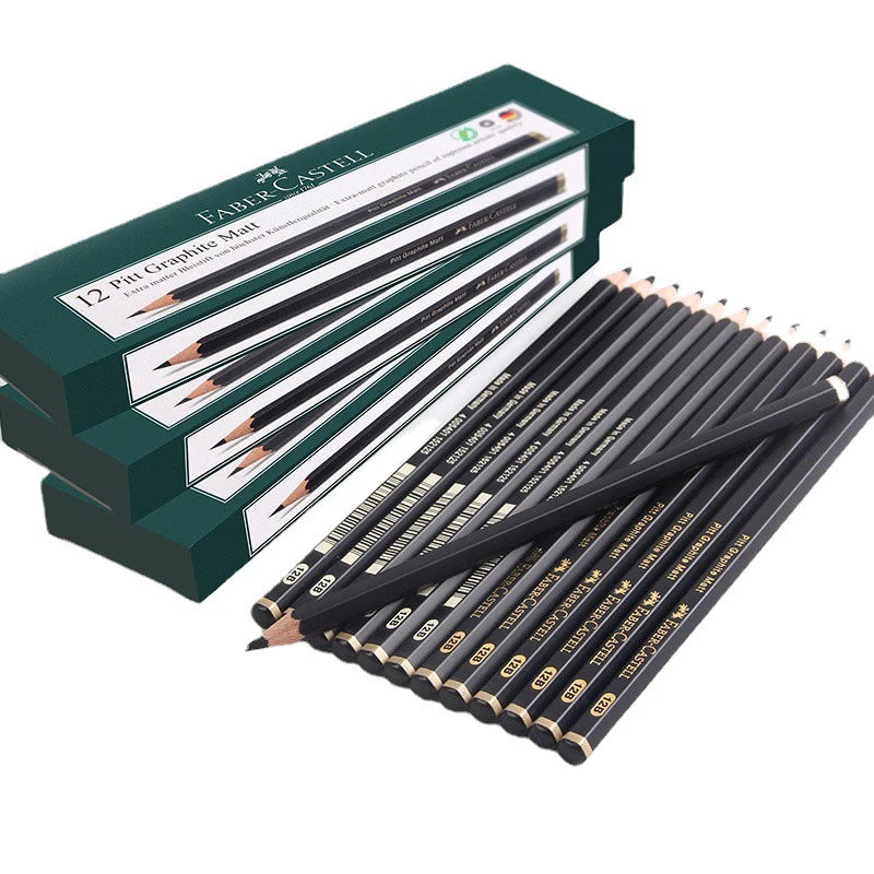 Faber-Castell 3/12Pcs Set Matte Sketch Pencil Painting Art Graphite Pencils Shading Writing Sketch Drawing Design Art Supplies