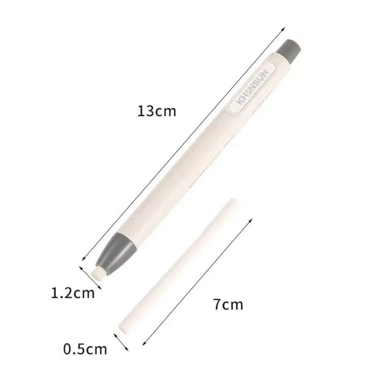 Retractable Pencil Eraser Pencil Rubber Eraser Correction Supplies Writing Correction School Stationery Office Supplies