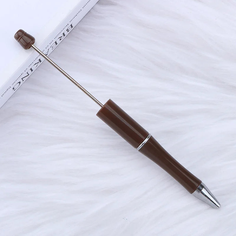 30Pcs DIY Beadable Ballpoint Ball Pens Gradient Gift Advertising Pens Korean Stationery Pen Making Supplies Gifts Office School