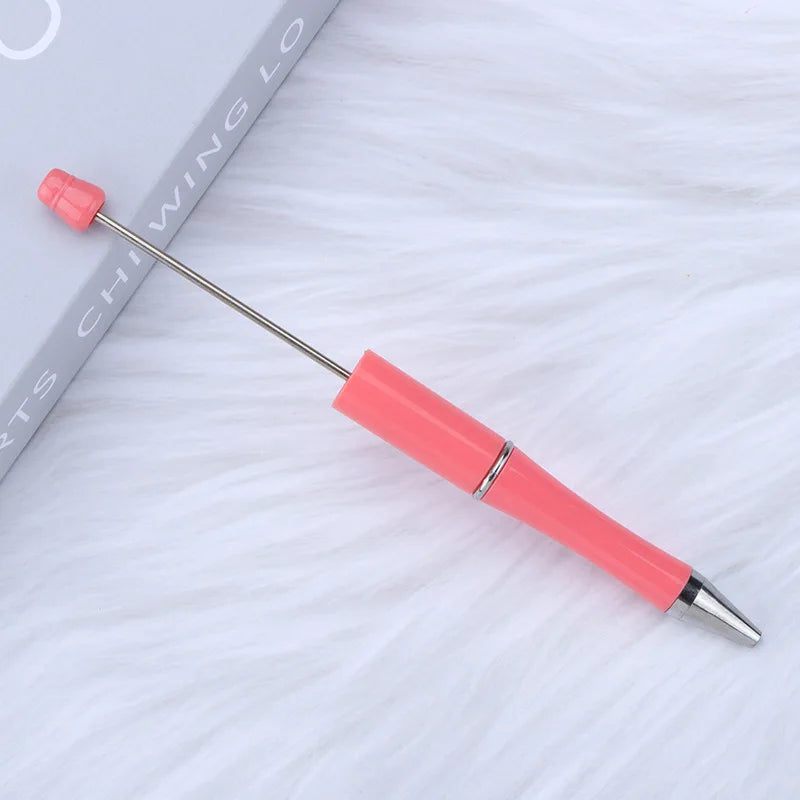 30Pcs DIY Beadable Ballpoint Ball Pens Gradient Gift Advertising Pens Korean Stationery Pen Making Supplies Gifts Office School