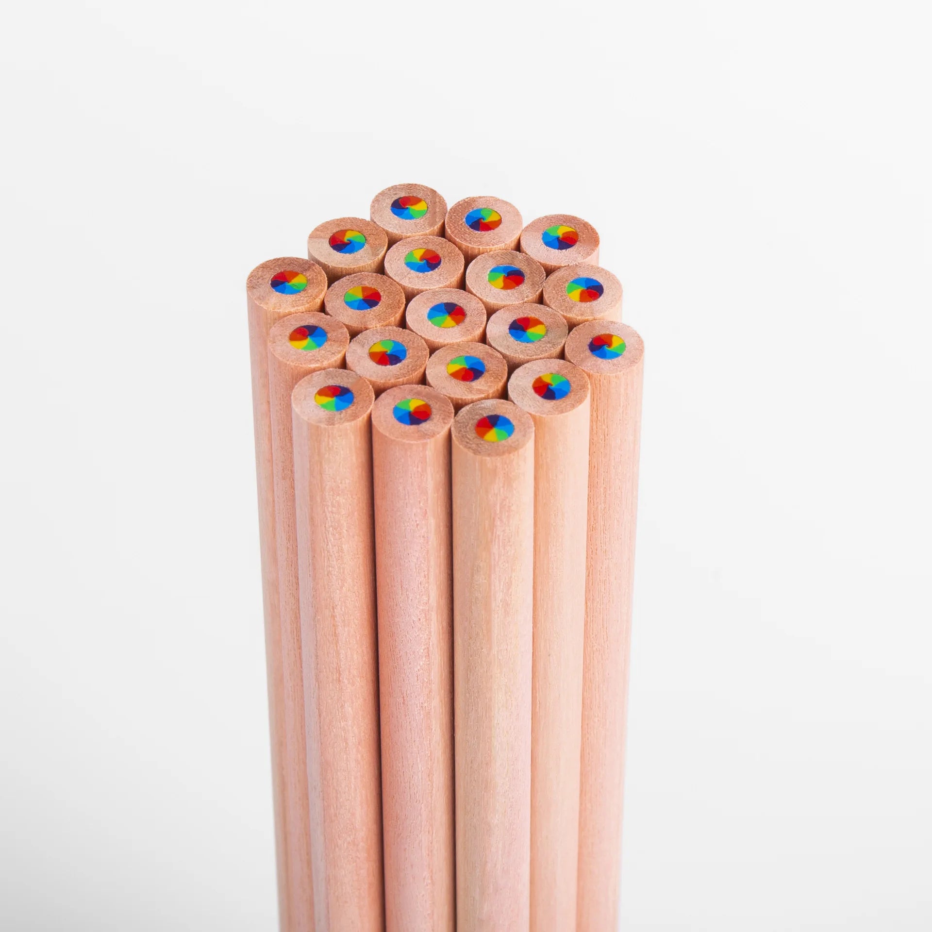 12PCS seven-color rainbow pen multi-color pencil creative color pen gradient color mixed color DIY color pencil hand-painted stu