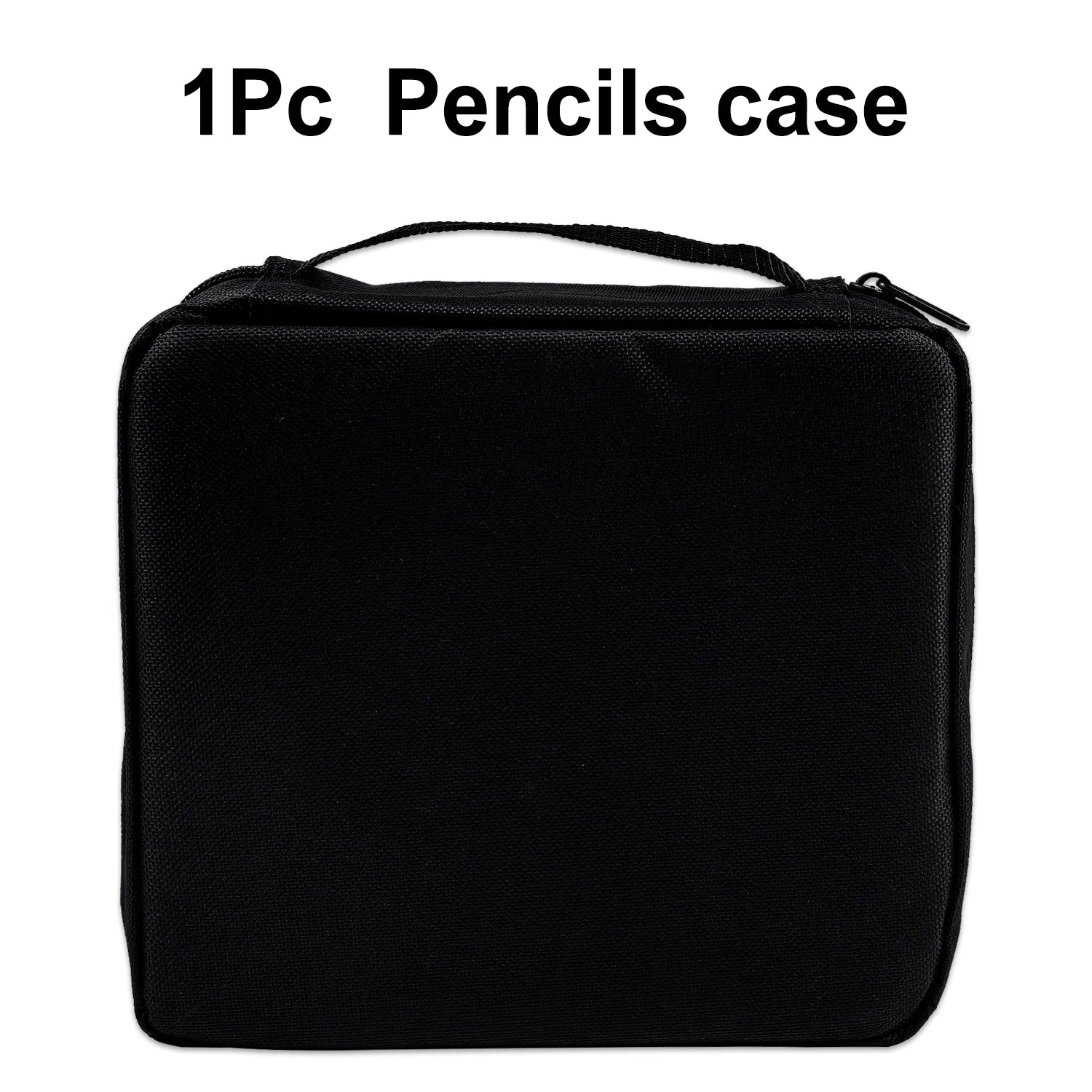 1pc Colored Pencil Case 50/72/120 Slots, Large Capacity Pen Pencil Case, Gel Pens Organizer Zipper Carrying Portable Suitable