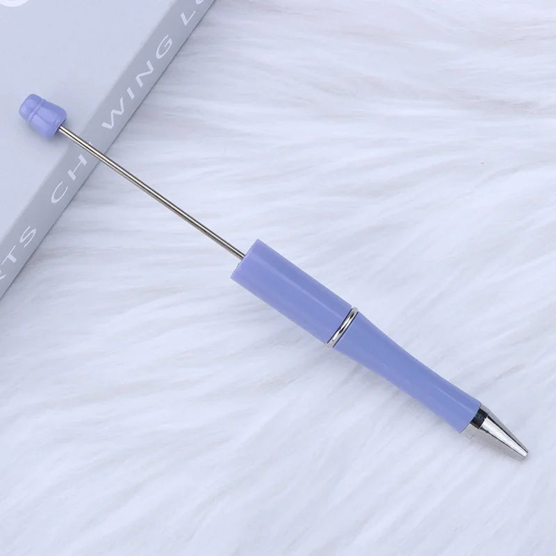 30Pcs DIY Beadable Ballpoint Ball Pens Gradient Gift Advertising Pens Korean Stationery Pen Making Supplies Gifts Office School