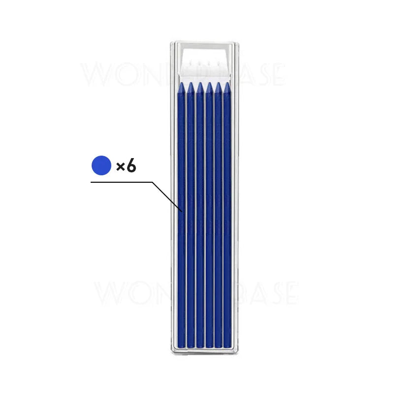 5 Colors 40mm Long Head Carpenter Mechanical Pencil Deep Hole Marker Pencil for Woodworking Construction Home Improvement