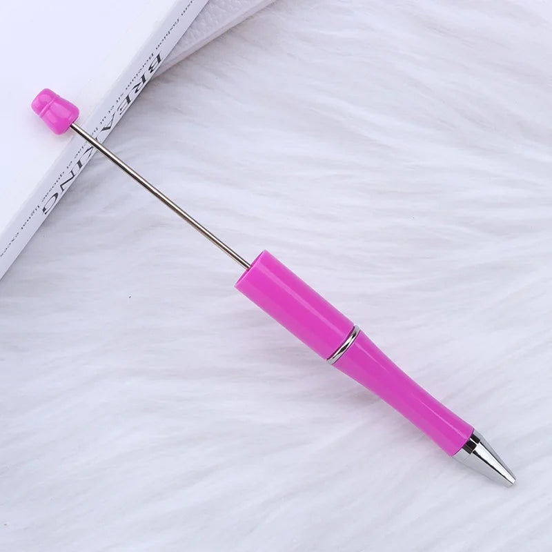 30Pcs DIY Beadable Ballpoint Ball Pens Gradient Gift Advertising Pens Korean Stationery Pen Making Supplies Gifts Office School