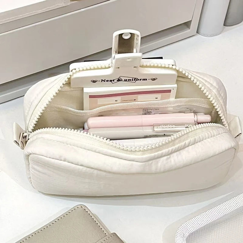 Pencil Case Large Capacity Pencil Pouch Portable 3 Layers Pen Bag Gift for Office School Back To School Stationery Storage Bags