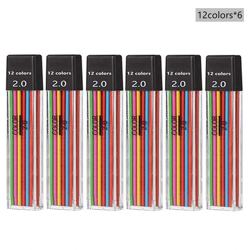 Mechanical Pencil Set 2mm Carpenter Drafting HB Pencil Pen 2.0 mm For Drawing Writing Sketching Kawaii School Automatic Supplies