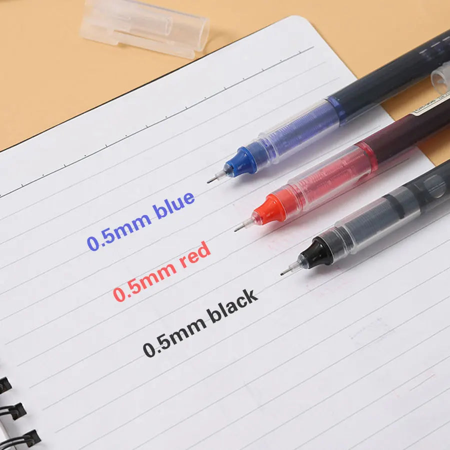 6 mixed color pack,ballpoint pen, quick drying ballpoint pen,neutral pen, student water-based pen, office stationery special pen