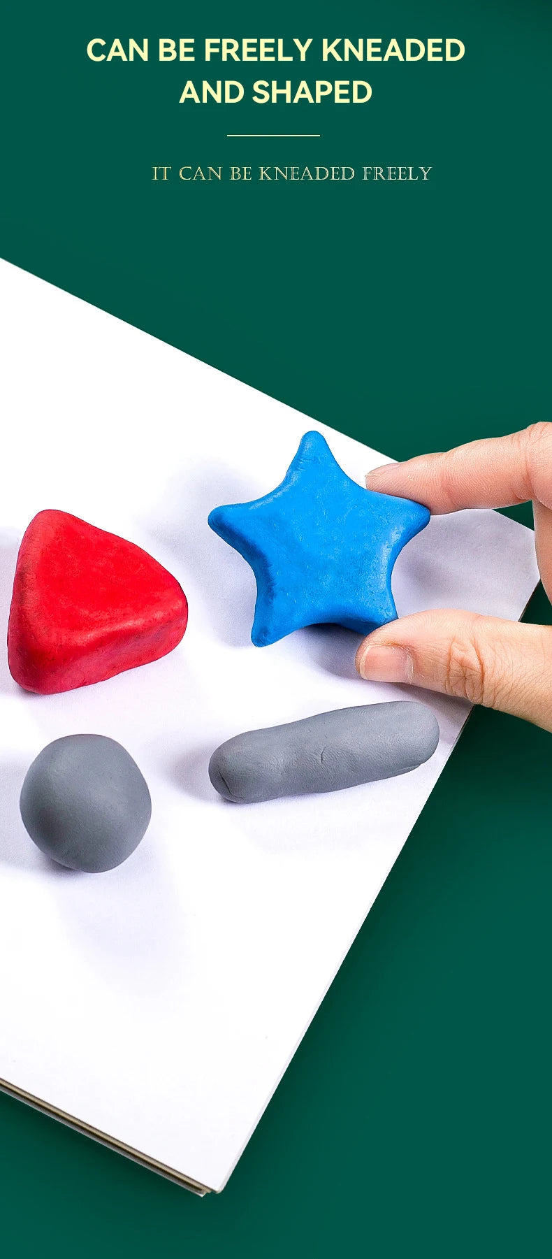 4Pcs Plasticity Rubber Eraser Wipe Highlight Kneaded Soft for Art Pianting Artists Design Sketch Drawing Plasticine Stationery