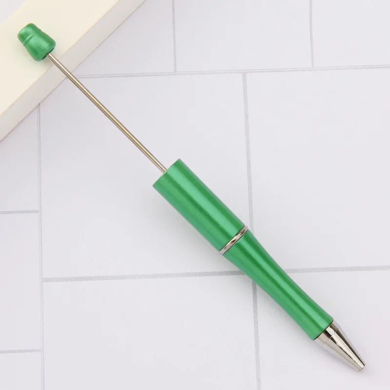 30Pcs DIY Beadable Ballpoint Ball Pens Gradient Gift Advertising Pens Korean Stationery Pen Making Supplies Gifts Office School