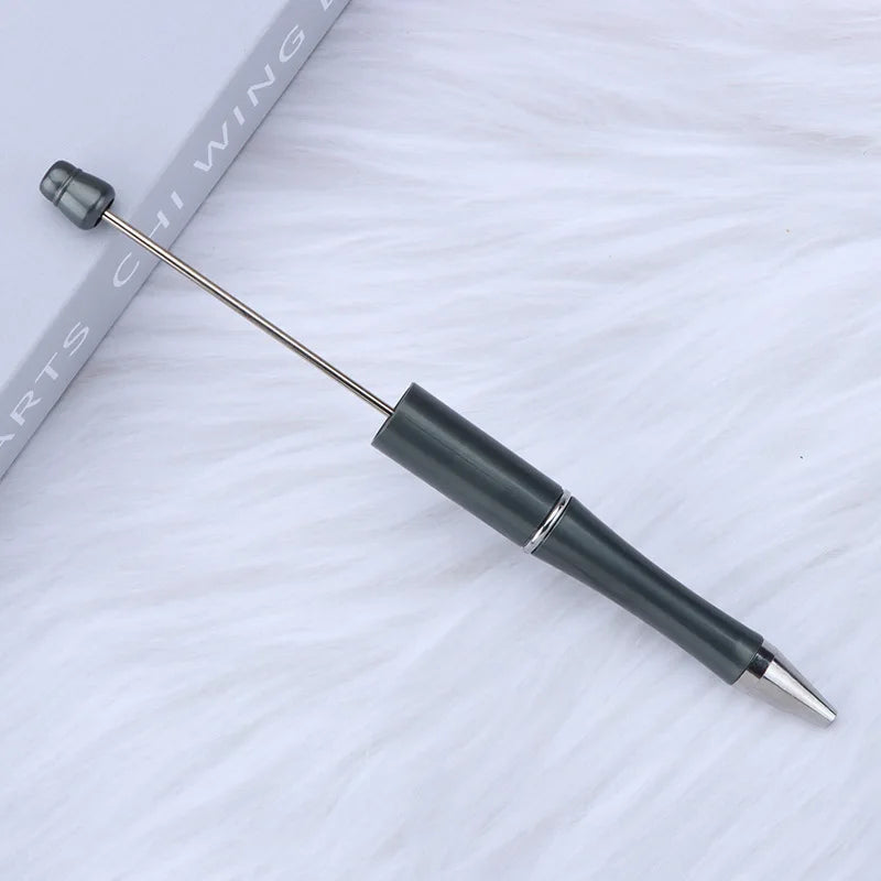 30Pcs DIY Beadable Ballpoint Ball Pens Gradient Gift Advertising Pens Korean Stationery Pen Making Supplies Gifts Office School