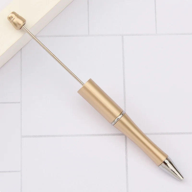 30Pcs DIY Beadable Ballpoint Ball Pens Gradient Gift Advertising Pens Korean Stationery Pen Making Supplies Gifts Office School