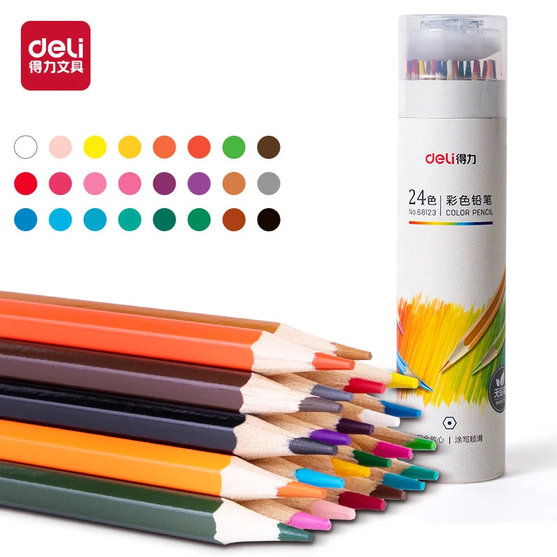 12/24/36/48Pcs Wooden Colored Pencils Set Coloring Colorful Art Supplies For Artist Drawing Writing Back To School Stationery