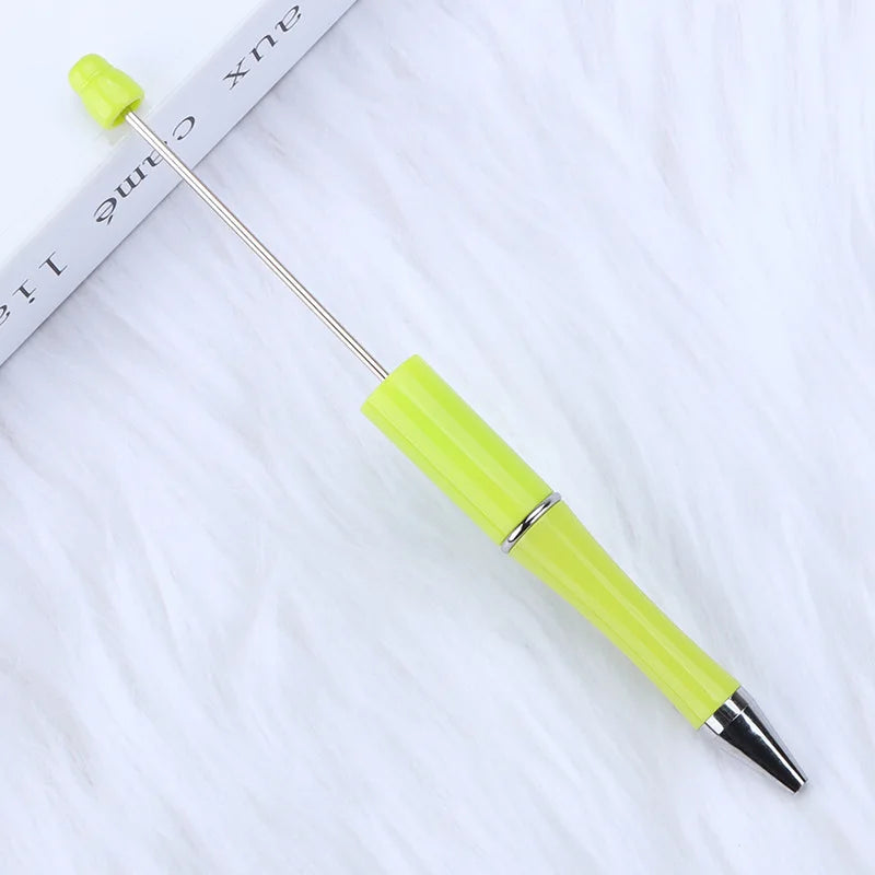 30Pcs DIY Beadable Ballpoint Ball Pens Gradient Gift Advertising Pens Korean Stationery Pen Making Supplies Gifts Office School
