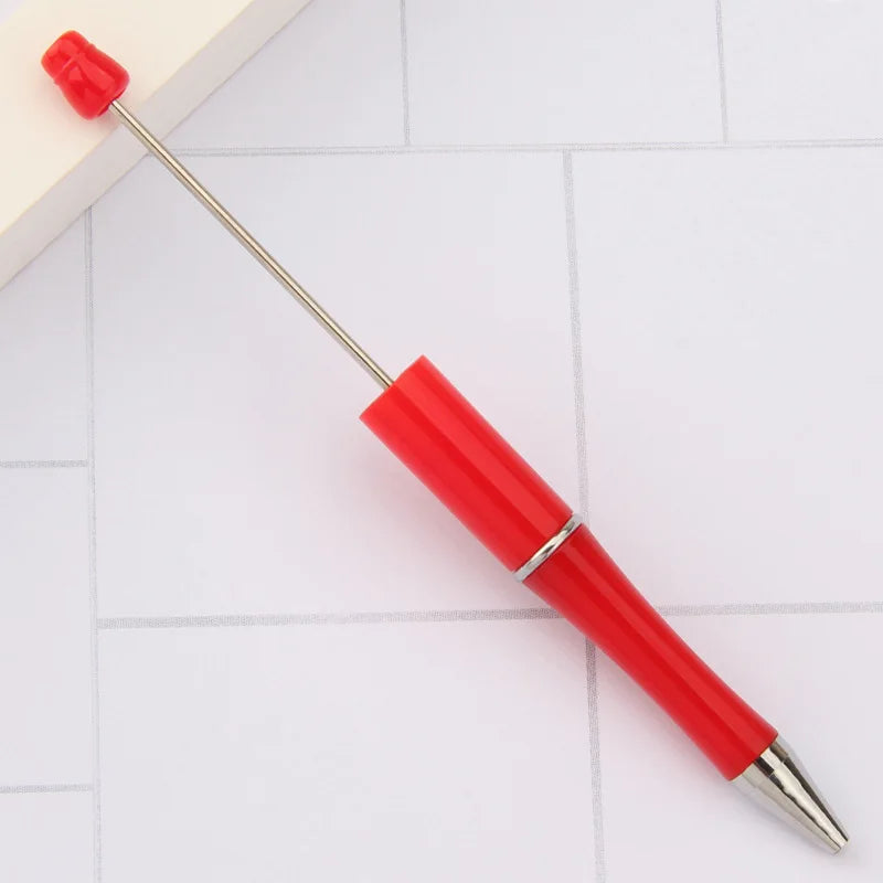 30Pcs DIY Beadable Ballpoint Ball Pens Gradient Gift Advertising Pens Korean Stationery Pen Making Supplies Gifts Office School