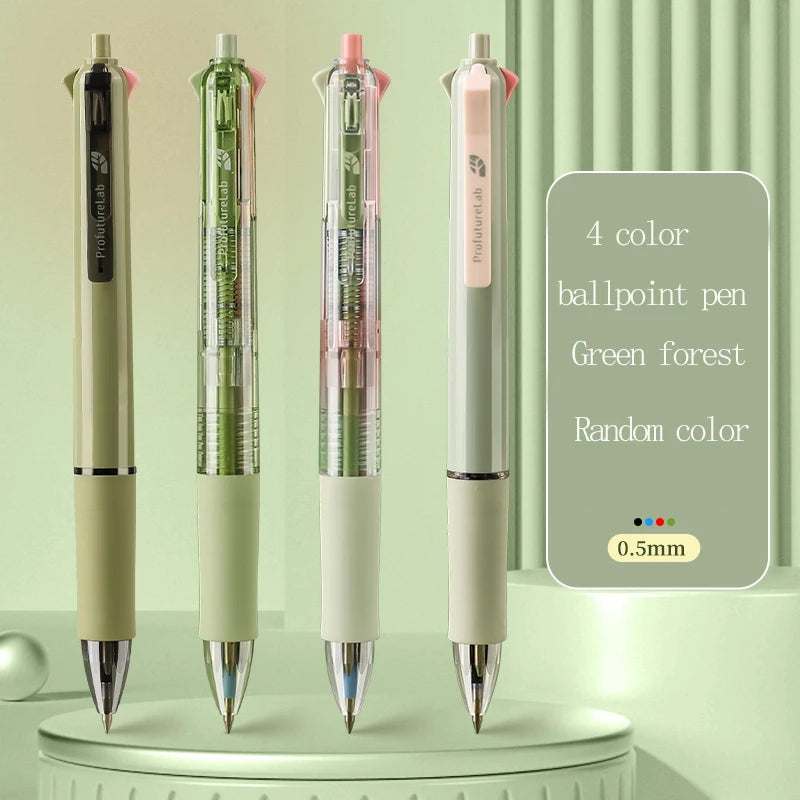 M&G Four-Color Ballpoint Pen Student & Office Use Multi-Color Marker Pen Signature Pen Oil-Based Pen Notebook Student Supplies