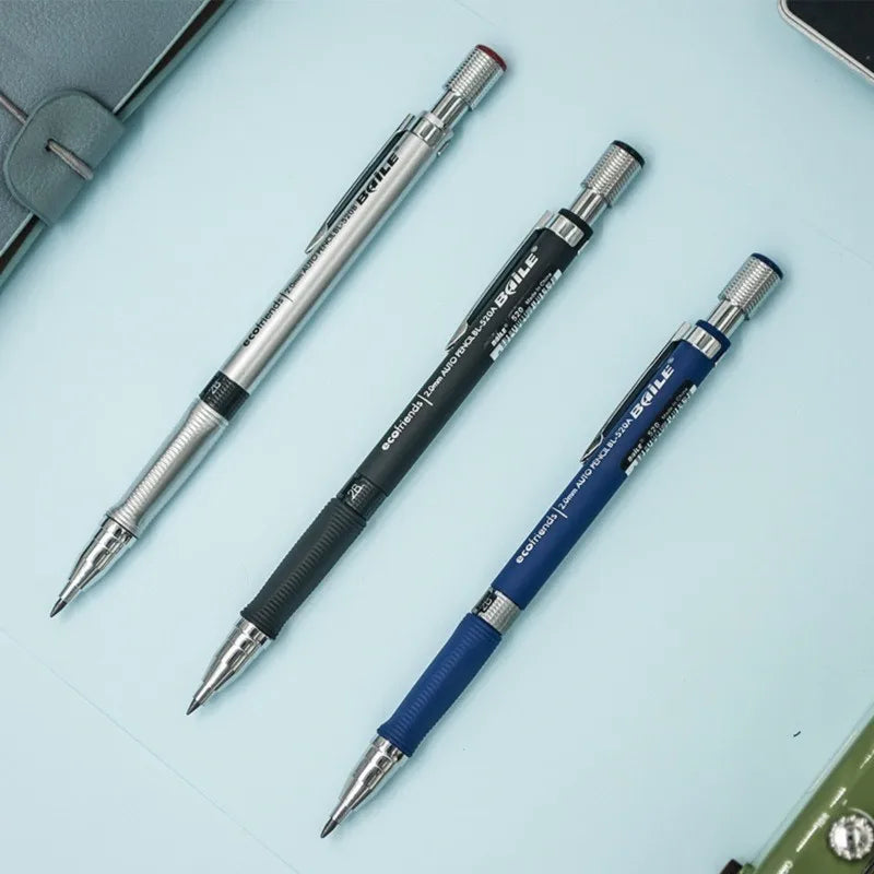 Mechanical Pencil Set 2mm Carpenter Drafting HB Pencil Pen 2.0 mm For Drawing Writing Sketching Kawaii School Automatic Supplies