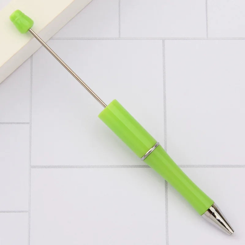 30Pcs DIY Beadable Ballpoint Ball Pens Gradient Gift Advertising Pens Korean Stationery Pen Making Supplies Gifts Office School