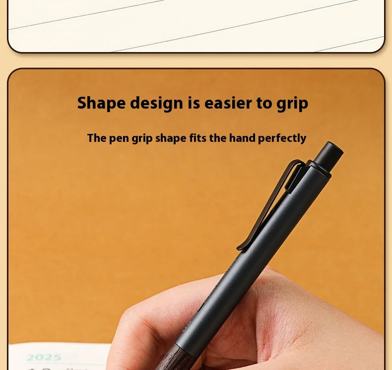 Uni Kuru Toga Metal Mechanical Pencil,M5-KW/KH Metal&Wood Barrel Premium 0.5mm Automatic Rotation Engine For Writing,DraftingPen