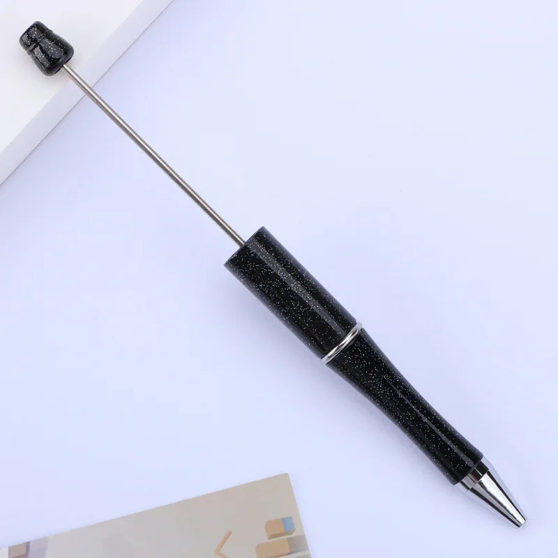 30Pcs DIY Beadable Ballpoint Ball Pens Gradient Gift Advertising Pens Korean Stationery Pen Making Supplies Gifts Office School