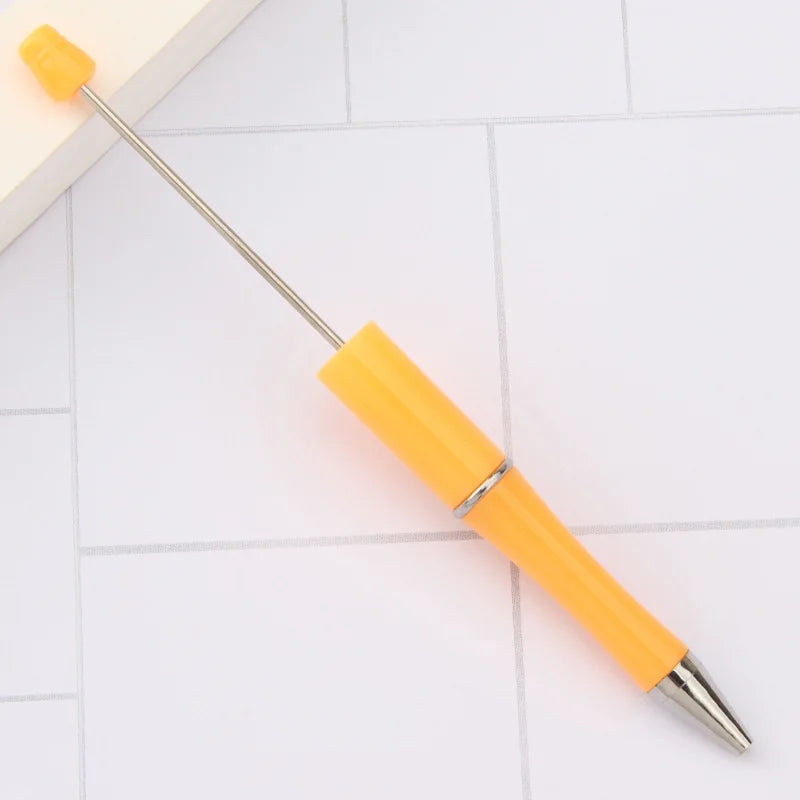 30Pcs DIY Beadable Ballpoint Ball Pens Gradient Gift Advertising Pens Korean Stationery Pen Making Supplies Gifts Office School