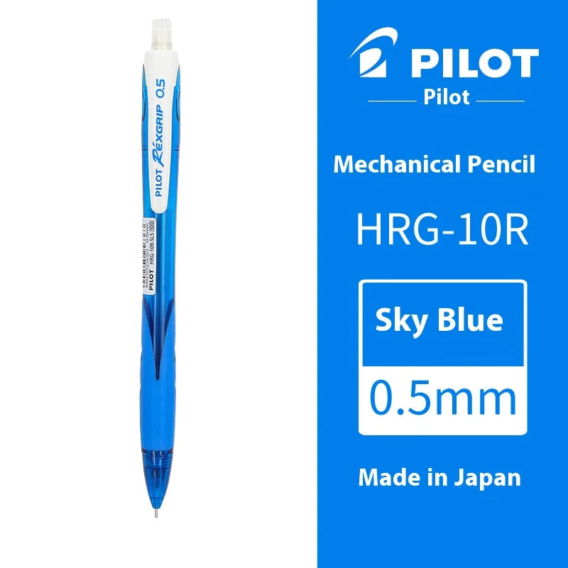 Japan PILOT HRG-10R Mechanical Pencil,Colored Rod Unbreakable,Non-Toxic,for Kids Beginner writing,drawing,Design School Supplies