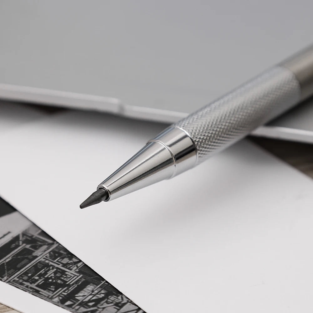 0.5/0.7/0.9/1.3/2.0mm Automatic Pencil Metal Mechanical Pencils Sets With Pencils Grip Leads Art Drawing Student Office Supplies
