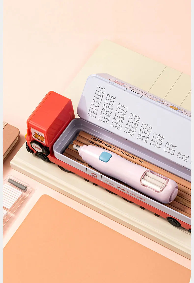 Deli Adjustable Electric Eraser for Sketch Drawing Erasing Writing with Rubber Refills Electric Rubber Pen School Pencil Eraser