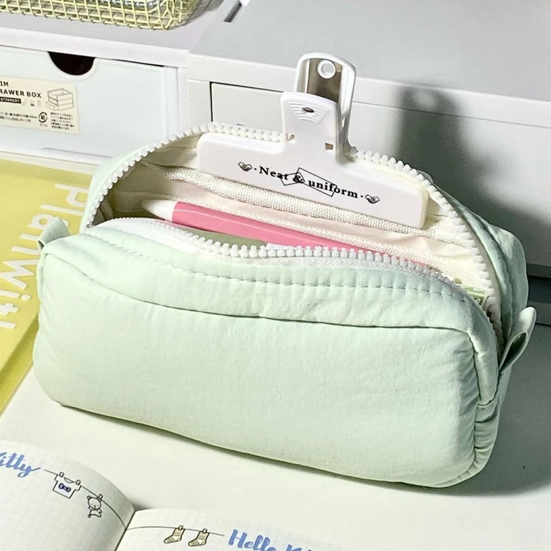Pencil Case Large Capacity Pencil Pouch Portable 3 Layers Pen Bag Gift for Office School Back To School Stationery Storage Bags
