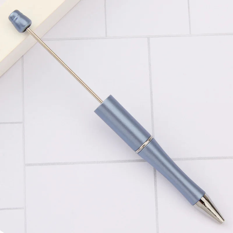 30Pcs DIY Beadable Ballpoint Ball Pens Gradient Gift Advertising Pens Korean Stationery Pen Making Supplies Gifts Office School