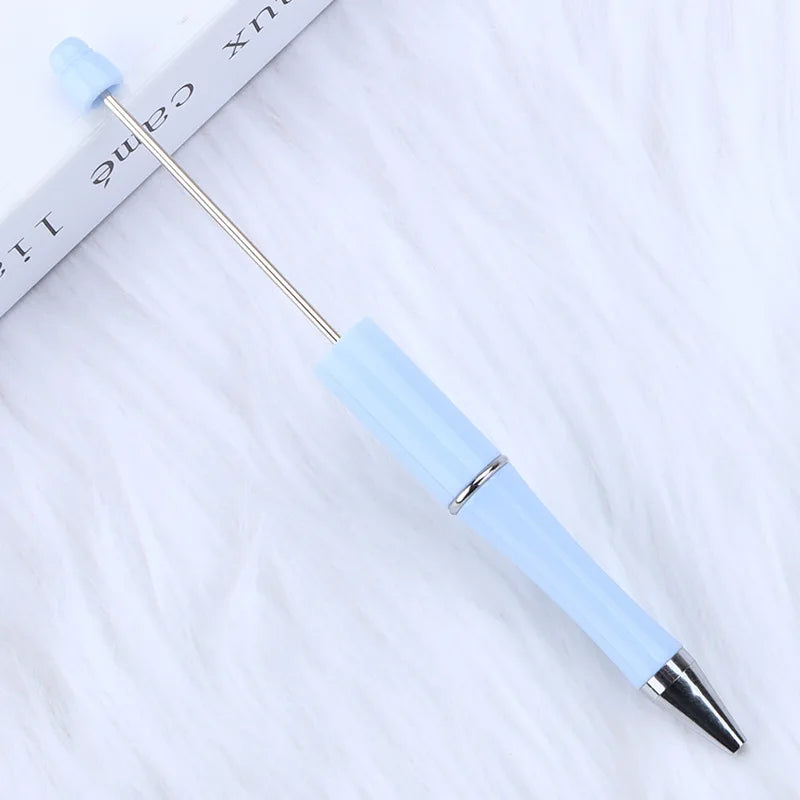 30Pcs DIY Beadable Ballpoint Ball Pens Gradient Gift Advertising Pens Korean Stationery Pen Making Supplies Gifts Office School