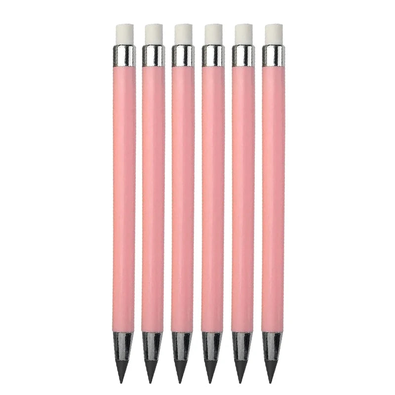 1/6/12 Pcs Eternal Pencil No Ink Infinity Pencils For Kids Art Sketch Drawing Writing Pen Tools Gift School Supplies Stationery