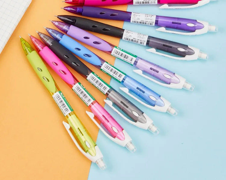 Japan PILOT HRG-10R Mechanical Pencil,Colored Rod Unbreakable,Non-Toxic,for Kids Beginner writing,drawing,Design School Supplies