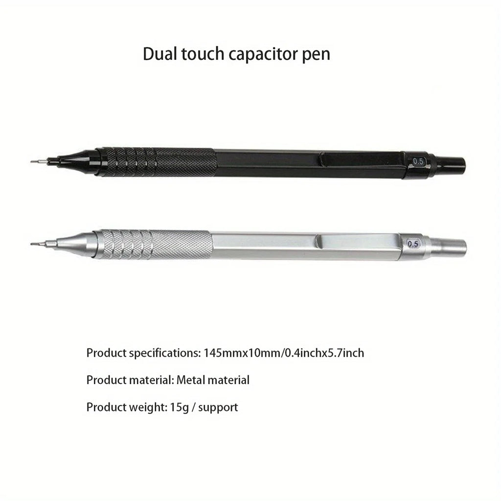 The same style as the architectural designer!Low center of gravity metal mechanical pencil 0.5-2.0mm full specification 2B/HB do