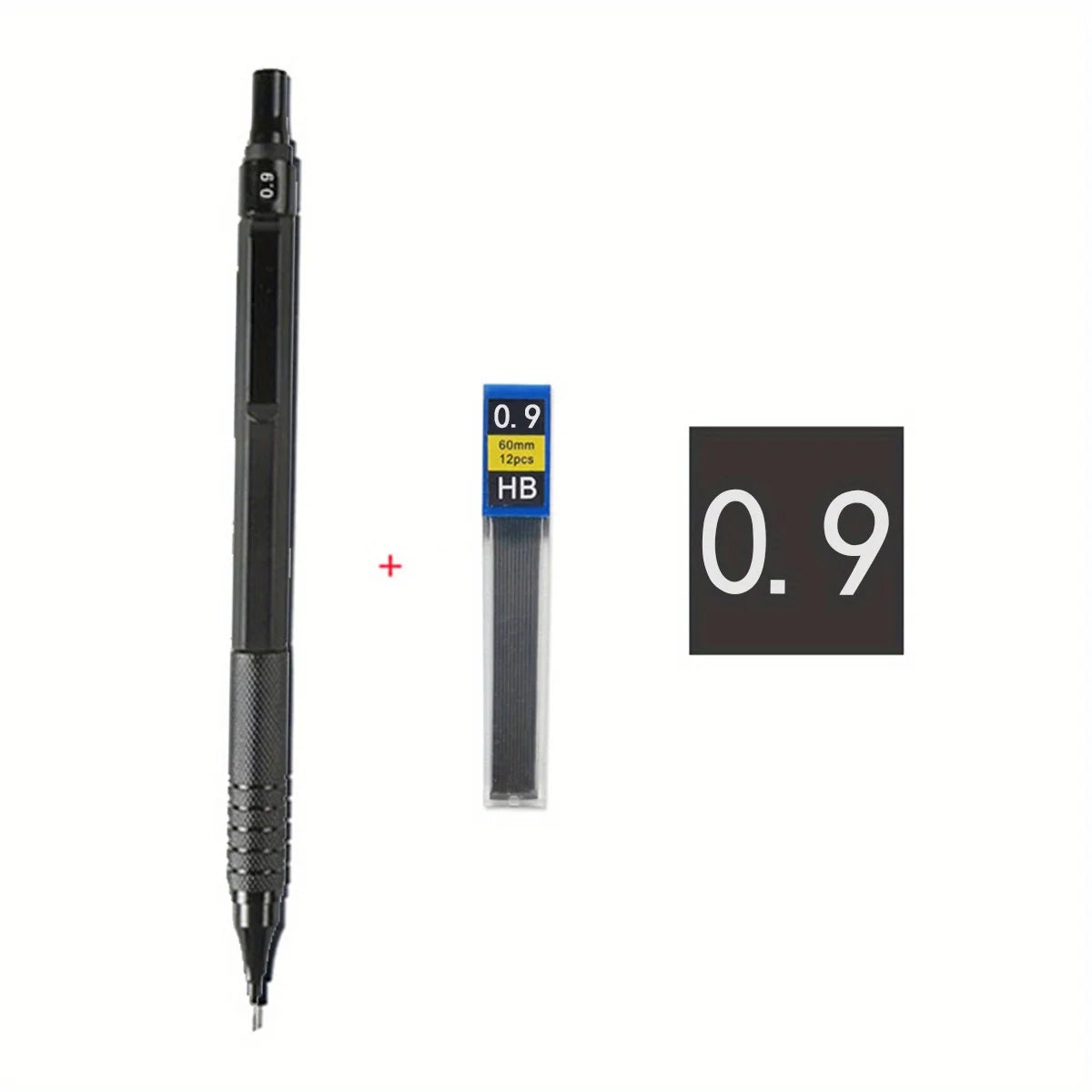 The same style as the architectural designer!Low center of gravity metal mechanical pencil 0.5-2.0mm full specification 2B/HB do