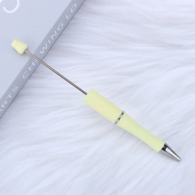 30Pcs DIY Beadable Ballpoint Ball Pens Gradient Gift Advertising Pens Korean Stationery Pen Making Supplies Gifts Office School