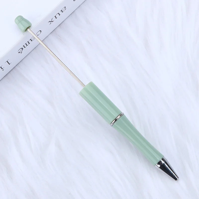 30Pcs DIY Beadable Ballpoint Ball Pens Gradient Gift Advertising Pens Korean Stationery Pen Making Supplies Gifts Office School