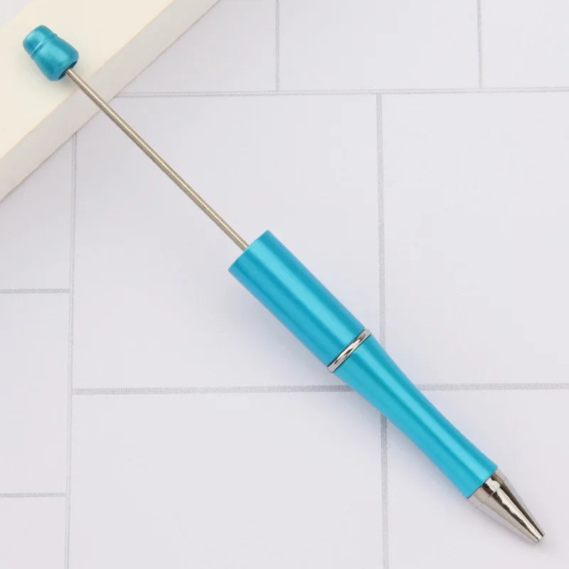 30Pcs DIY Beadable Ballpoint Ball Pens Gradient Gift Advertising Pens Korean Stationery Pen Making Supplies Gifts Office School