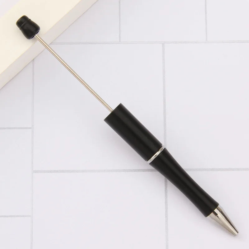 30Pcs DIY Beadable Ballpoint Ball Pens Gradient Gift Advertising Pens Korean Stationery Pen Making Supplies Gifts Office School