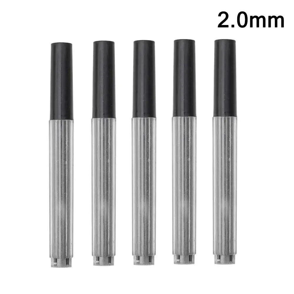 0.5/0.7/0.9/1.3/2.0mm Automatic Pencil Metal Mechanical Pencils Sets With Pencils Grip Leads Art Drawing Student Office Supplies