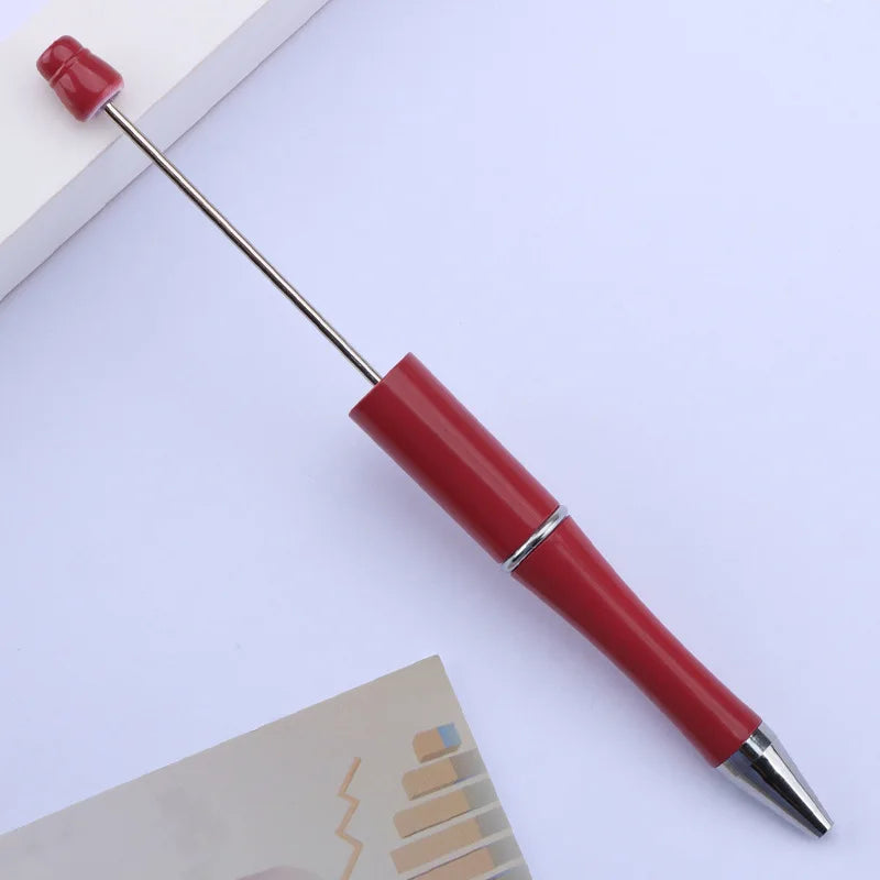 30Pcs DIY Beadable Ballpoint Ball Pens Gradient Gift Advertising Pens Korean Stationery Pen Making Supplies Gifts Office School