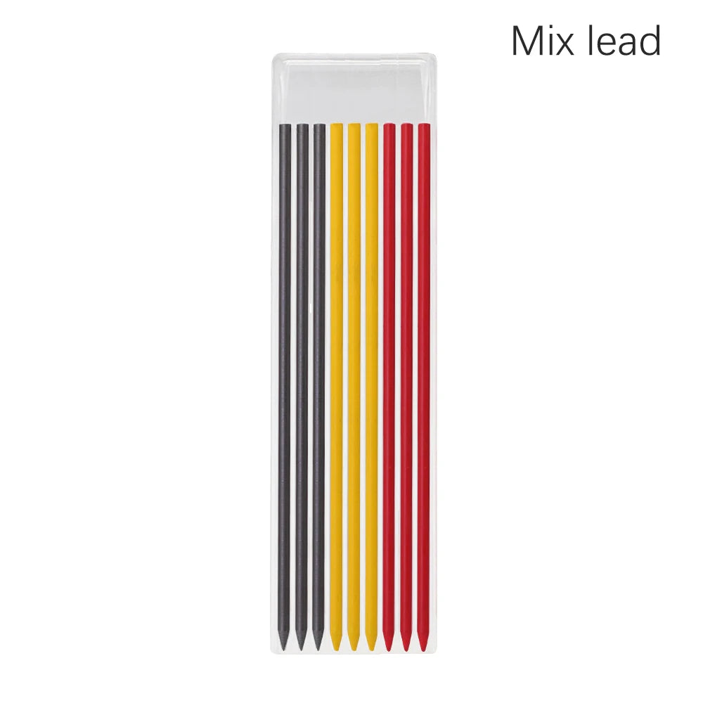 New 2.8mm Magnetic Protective Sheath Woodworking Automatic Pencil Built In Pencil Sharpener Deep Hole Marking Pencil