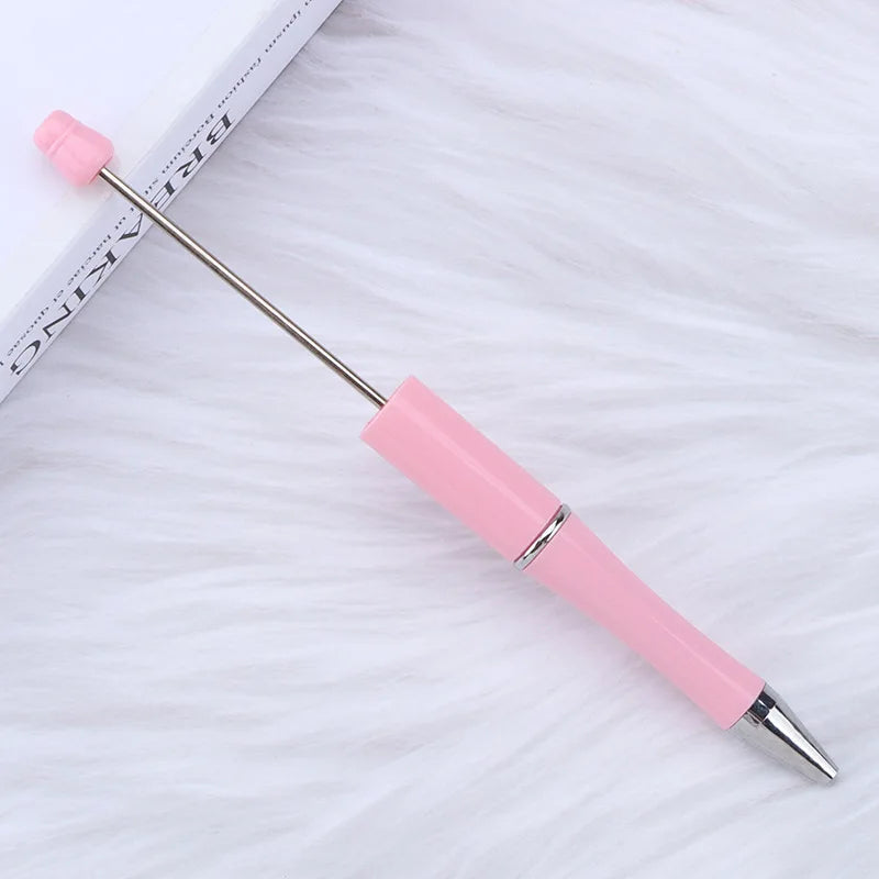30Pcs DIY Beadable Ballpoint Ball Pens Gradient Gift Advertising Pens Korean Stationery Pen Making Supplies Gifts Office School