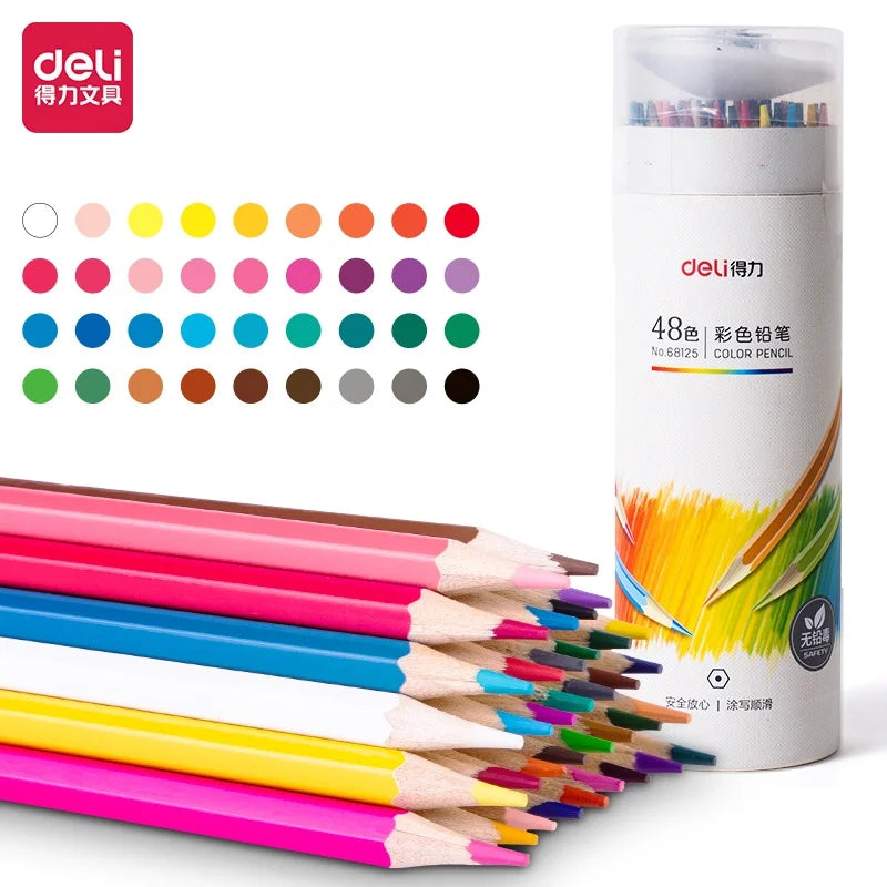 12/24/36/48Pcs Wooden Colored Pencils Set Coloring Colorful Art Supplies For Artist Drawing Writing Back To School Stationery