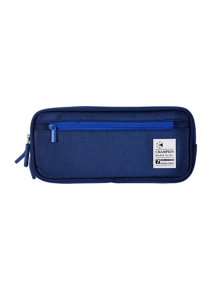 Pencil Case with 3 Compartments, Canvas Zipper Pencil Pouch, Large Pencil bag, Big Pen Case Pouch Organizer for Adults, Pencil P