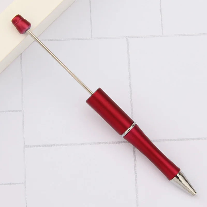 30Pcs DIY Beadable Ballpoint Ball Pens Gradient Gift Advertising Pens Korean Stationery Pen Making Supplies Gifts Office School