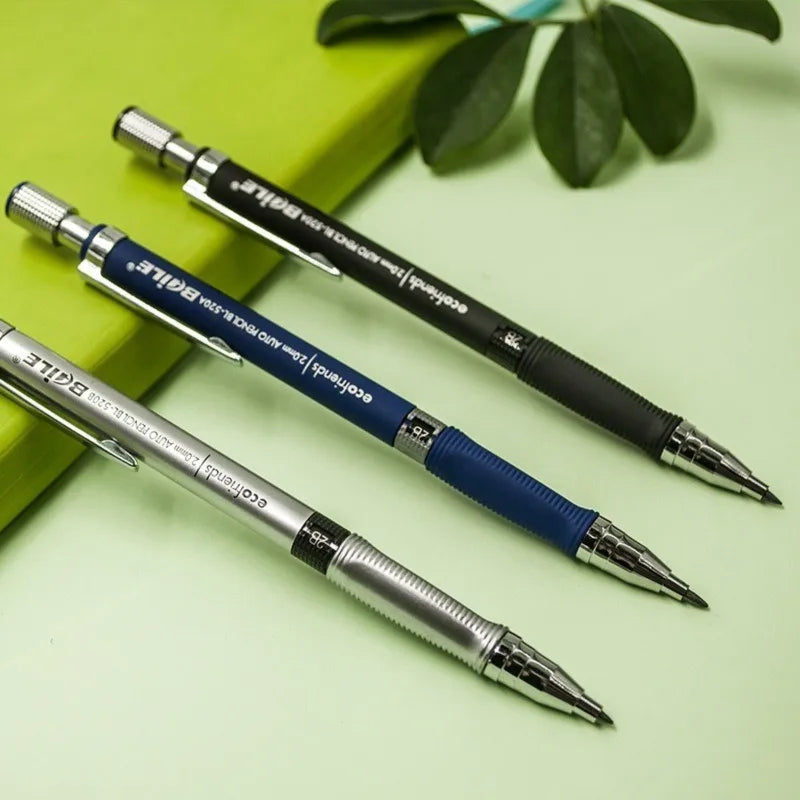 Mechanical Pencil Set 2mm Carpenter Drafting HB Pencil Pen 2.0 mm For Drawing Writing Sketching Kawaii School Automatic Supplies