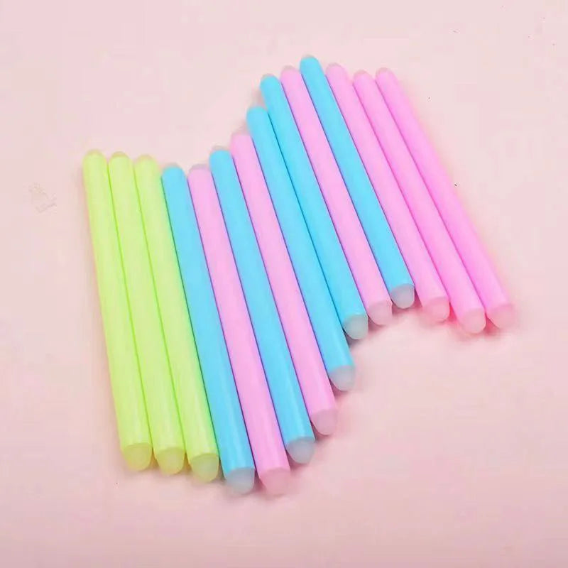 10pcs Erasable Pen Special Eraser Rubber Stick Creative Stationery School Office Supplies Cute Cartoon Children Learning Gifts