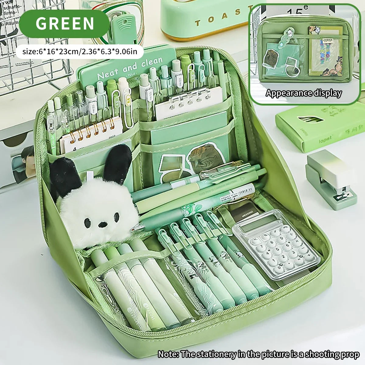 Large Capacity 12 Layers Pencil Case Multifunctional Classification Storage Stationery Bag Korean Stationery Back To School