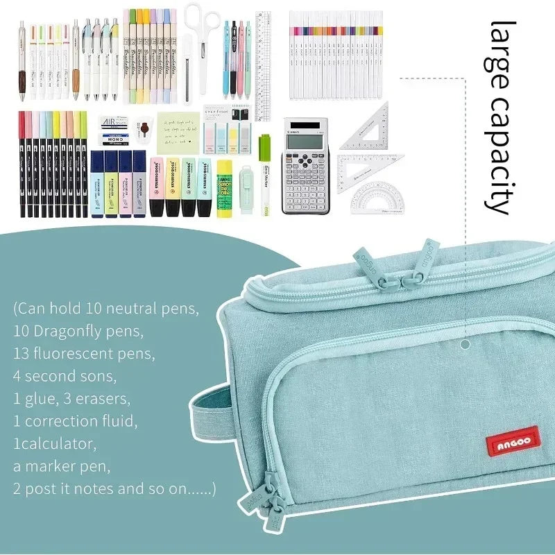 Super Big Cute Pencil Case Pencil Box Storage Bag Large Capacity for Boy Girl Kid's Gift Kawaii Pensil Case School Stationery